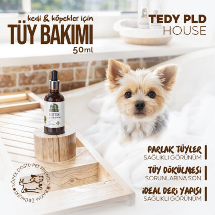 TedyPet Knot Silver Tüy Bakım Ürünü – Minik Dostlarınıza Işıldayan Bir Dokunuş!