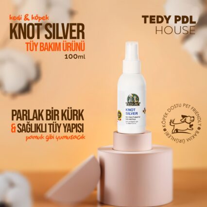 TedyPet Knot Silver Tüy Bakım Ürünü – Minik Dostlarınıza Işıldayan Bir Dokunuş!