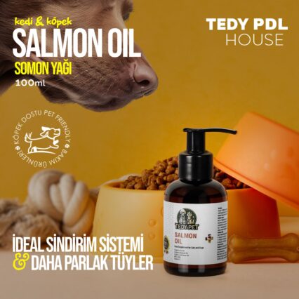 TedyPet Somon Yağı – Doğanın Mucizesi, Evcil Dostlarınıza Özel!